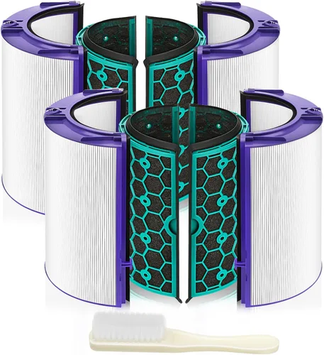 Vista 9 de 2 Pack 360° Combi 2 en 1 Filtro HEPA + Carbón para Dyson HP1 TP09 TP07 TP04 HP04 TP06 HP06 TP4A TP7A PH02 PH01 PH03 PH04 PH3A HP09 HP07 HP10 TP10