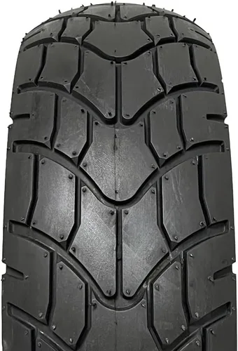 Vista 3 de MMG Juego de 2 neumáticos 130/60-13 sin cámara delantera o trasera para motocicleta, ciclomotor