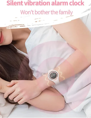 Vista 4 de Nuevo reloj digital impermeable multifunción mens relojes inteligentes alarma podómetro cronómetro cuenta regresiva estudiante deporte reloj LED