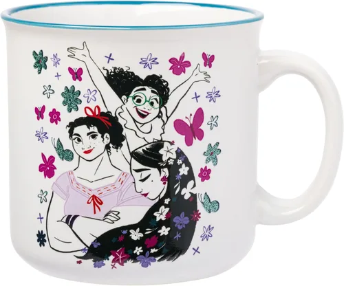 Vista 16 de Silver Buffalo - Taza de cerámica de campamento de A Goofy Movie de Disney, diseño retro con Goofy, Max Goof, Roxanne y Bobby Zimmeruski, 20 onzas