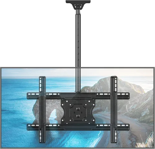 Vista 11 de MOUNTUP - Soporte plegable para debajo del gabinete de TV - Soporte de TV abatible y giratorio, se adapta a pantallas LCD de 13-32" hasta 22 libras