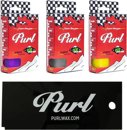 Vista 14 de PURL - Cera de esquí y snowboard - No tóxica - Biodegradable - Sin fluoros