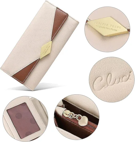 Vista 7 de CLUCI Mochila para mujer, paquete de cuero de grano completo curtido vegetal con cartera para mujer