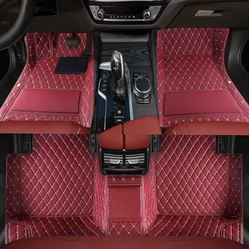 Vista 36 de Alfombrillas personalizadas para automóvil adecuadas para el 99% de automóviles, camiones, SUV, alfombrillas para todo tipo de clima, alfombrillas