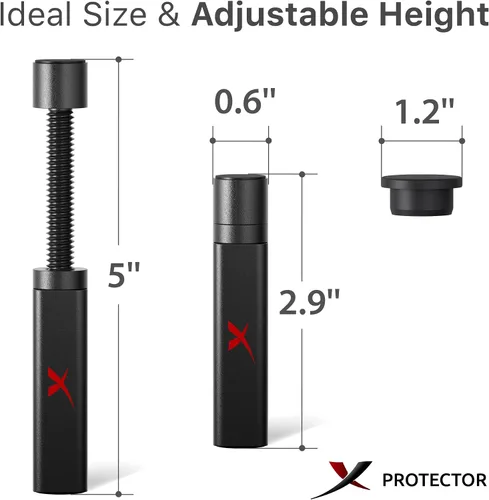 Vista 5 de X-Protector Soporte de GPU – Soporte grande de GPU de 2.9 pulgadas – 5 pulgadas – Soporte de GPU premium con almohadilla de goma – Soporte de GPU