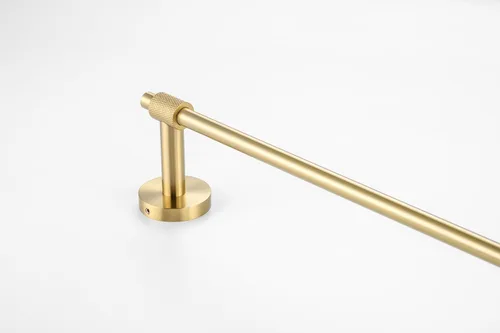 Vista 7 de Toallero individual – Serie Avant, colgador de toallas de baño de acero inoxidable, resistente, barra individual montada en la pared con diseño