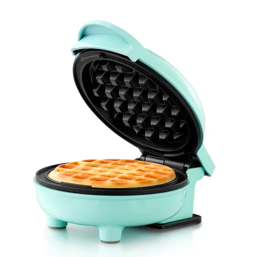 Vista 12 de Holstein Housewares - gofrera antiadherente personal, color negro – gofres de 4 pulgadas en minutos