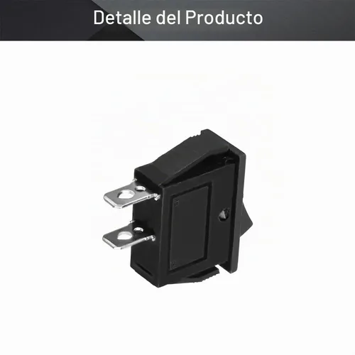 Vista 5 de Interruptor basculante de barco de encendido/apagado de 2 pines Negro