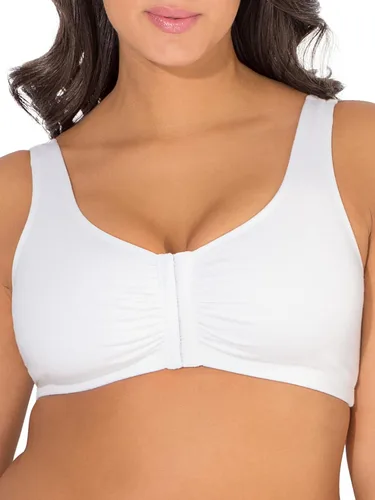 Vista 4 de Fruit of the Loom Brasier deportivo reforzado para mujer, de cierre frontal