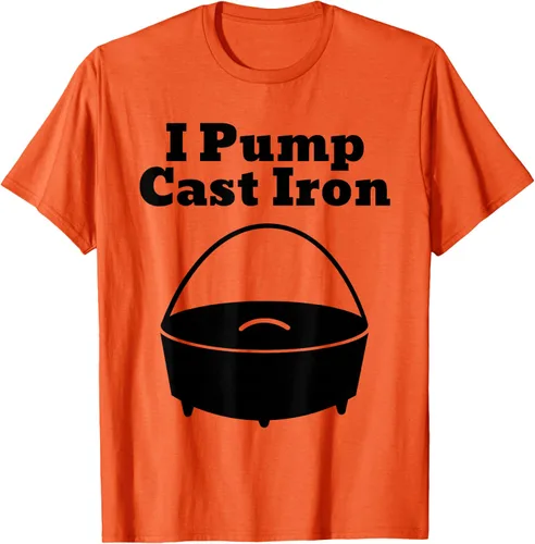 Vista 87 de I Pump - Camiseta de hierro fundido para cocinar al horno holandés