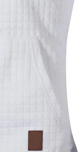 Vista 3 de LISTHA Sudadera con capucha para hombre, a cuadros, con capucha