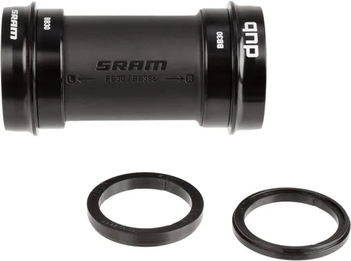 Vista 3 de SRAM SRAM MTB Press Fit GXP - Conjunto de escudo y arandela ondulada, color plateado