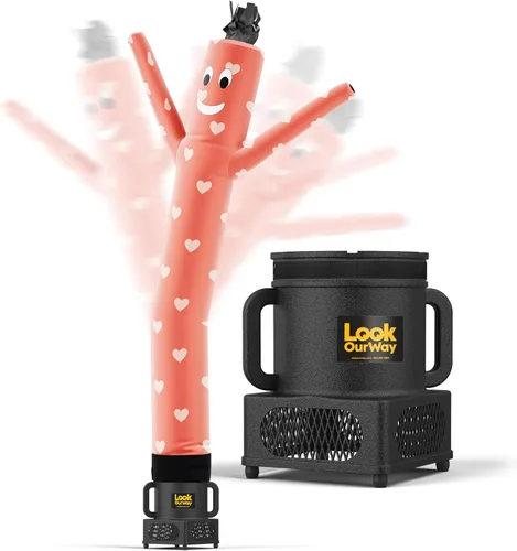 Vista 37 de LookOurWay Juego inflable de tubo para hombre de Halloween Air Dancers Inflable de monstruo loco de 20 pies con soplador de 12 pulgadas Monster