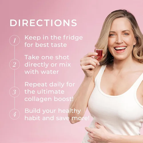 Vista 5 de Swedish Collagen - Colágeno Deluxe 16.9 fl oz + Polvo Puro I 12500 mg Colágeno Marino (Tipo I y III) I Colágeno Marino Líquido y Polvo