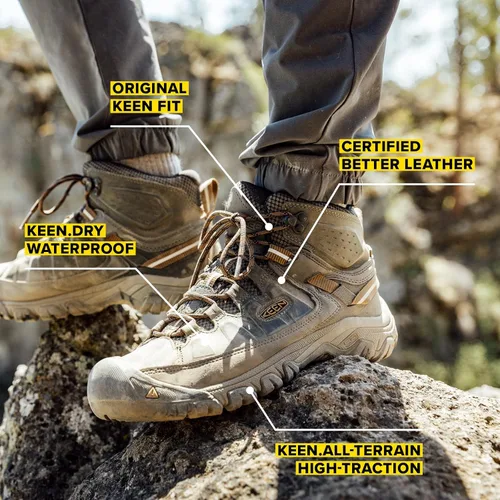 Vista 2 de KEEN Botas de senderismo impermeables Targhee 3 de altura media para mujer