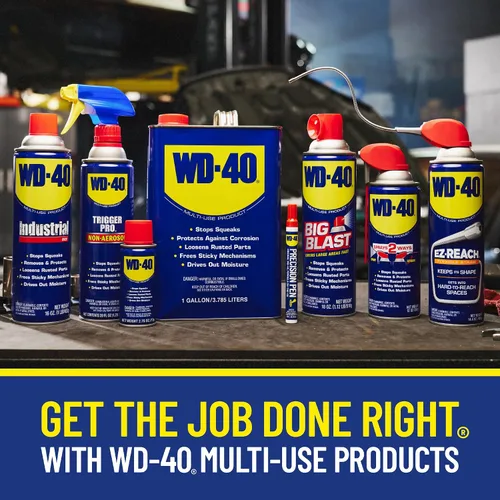 Vista 8 de Lubricante multiusos, de la marca WD-40, 1 galón, 1