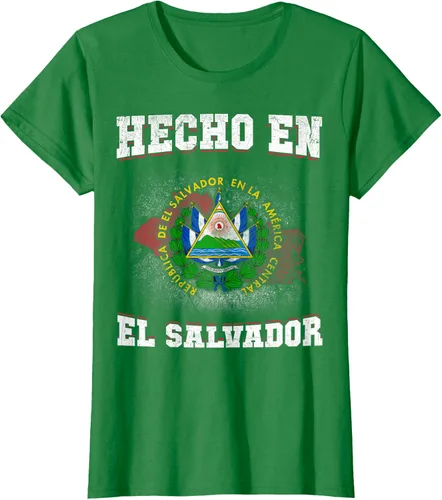 Vista 30 de Camisa de la bandera de El Salvador hecha en El Salvador
