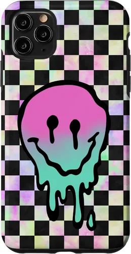 Vista 13 de Blah Drippy Pink Teal Y2K Graphic Case for iPhone 17