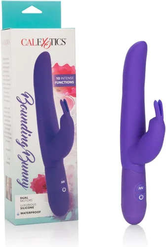 Vista 9 de CalExotics Posh - Conejito de silicona de 10 funciones, azul (SE-4540-10-3)