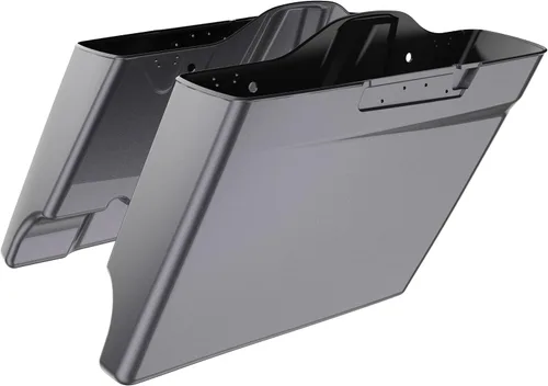 Vista 80 de Alforjas extendidas para Harley Touring Street Glide, Electra Glide, Road Glide 2014-2023 (whisky ámbar)