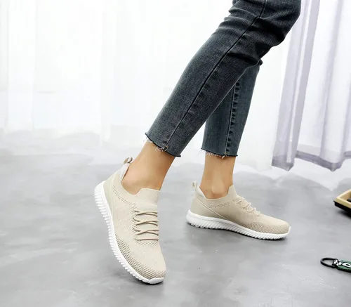 Vista 7 de Akk Walking Shoes for Women - Slip on Memory Foam Lightweight Sneakers