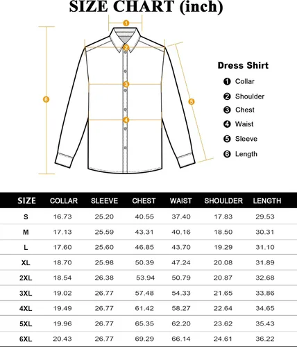 Vista 6 de Lion Nardo Camisas de vestir elásticas para hombre, de manga larga, ajuste musculoso, camisas de vestir para hombre, ajuste delgado, camisas
