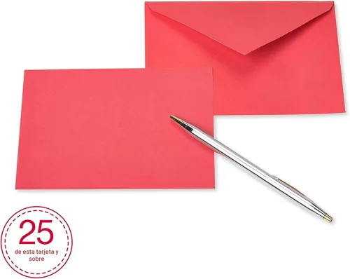 Vista 3 de American Greetings Tarjetas en blanco de un solo panel con sobres, colores arcoíris (200 unidades)