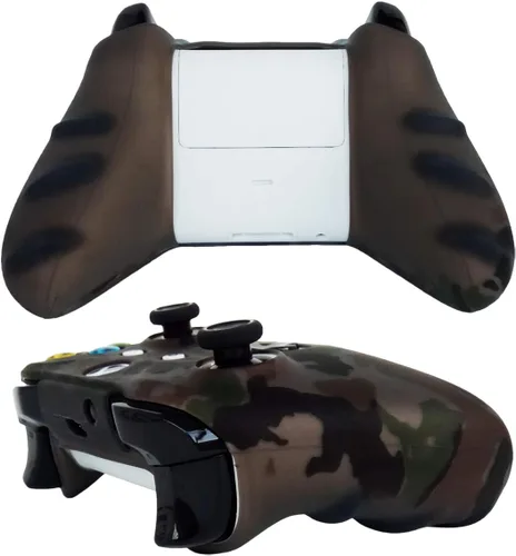 Vista 4 de Hikfly Kit de protector de piel de gel de silicona para Xbox OneXbox One SXbox One X Controller Videojuegos