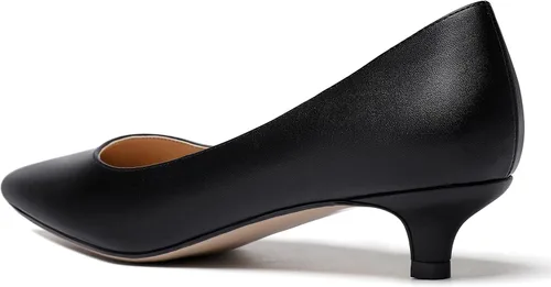 Vista 7 de WAYDERNS Zapatos de tacón bajo con punta mate para mujer, 1.5 pulgadas