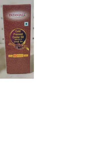 Vista 3 de Patanjali Aceite de ricino puro prensado en frío (con vitamina E) - 3.4 fl oz (paquete de 1)
