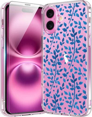 Vista 121 de bicol - Funda protectora a prueba de golpes para iPhone 15 Plus, funda delgada de acrílico transparente y diseños modernos para niña y mujer, 6.7