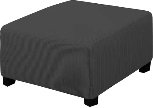 Vista 113 de Easy-Going Funda Elástica para Otomana Taburete de Almacenamiento Plegable Protector de Muebles Funda Rectangular Suave con Parte Inferior Elástica
