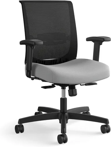 Vista 15 de HON Convergence - Silla de oficina ergonómica con respaldo de malla, brazos ajustables, soporte lumbar, silla de escritorio con inclinación