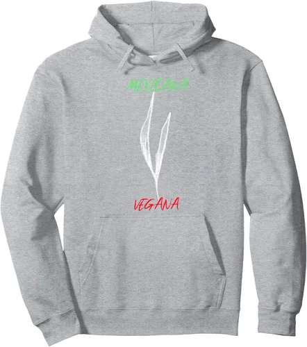Vista 3 de Mexicana Vegana Sudadera con capucha vegana mexicana, Negro -, Pequeña