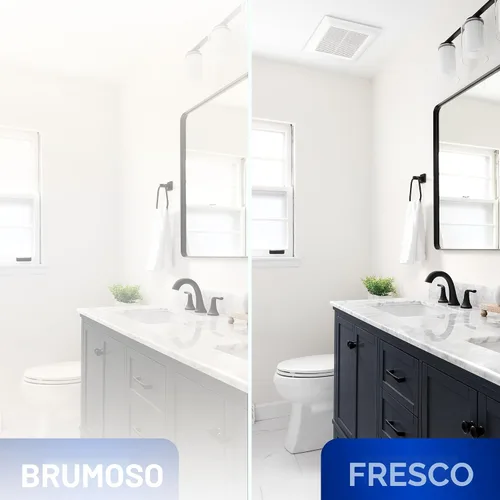 Vista 3 de Panasonic WhisperValue Ventilador de techo/pared de baño, 50-80-100 CFM, FV-0510VS1