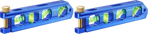 Vista 8 de WORKPRO Nivel de flexión del conducto, nivel magnético de torpedo pequeño, frasco de burbujas para medición de 90°, construcción de aleación