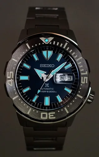 Vista 5 de SEIKO Prospex SRPD25K1 - Reloj automático con esfera azul de 6562ft Plateado Buceador