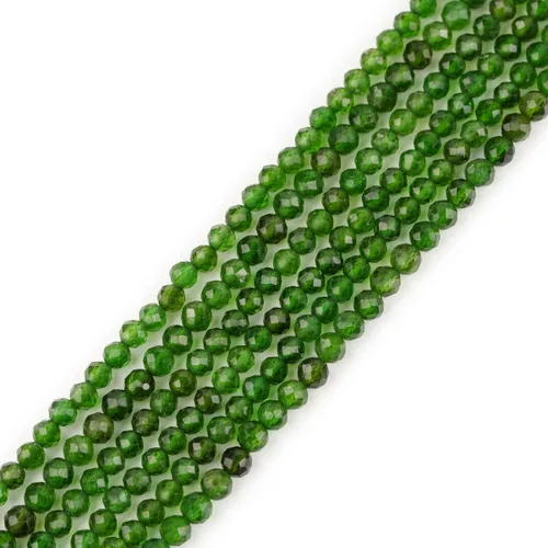 Vista 28 de GEM-Inside Cuentas espaciadoras redondas facetadas de gemas de lapislázuli azul natural semipreciosas de 2mm para hacer joyas 15