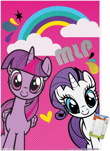 Vista 10 de Trends International Hasbro My Little Pony - Smile Wall Poster, 22.4L x 14.7W, Barnwood Framed Version