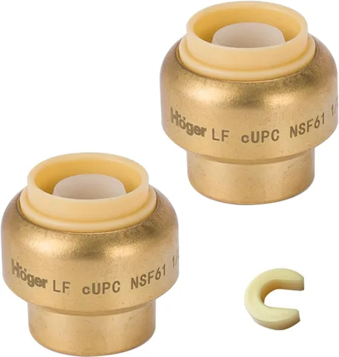 Vista 29 de Paquete de 10 acoplamientos rectos GUOFIS de 1/2" con clip de desconexión