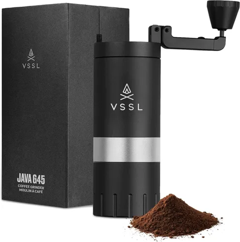 Vista 11 de VSSL Java G25 Molinillo de Café Manual Café para Acampar Molinillo de Frijoles Vierte sobre de Viaje Rebaba Cónica de Acero Inoxidable
