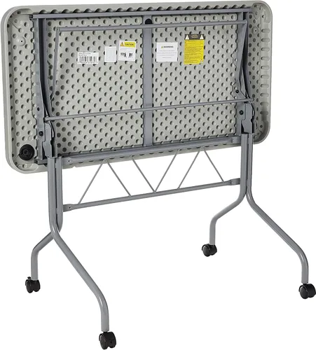 Vista 11 de Mesa cuadrada de resina multiuso Office Star Work Smart 36 x 36 x 29 pulgadas, MetalPlástico/Resina, gris