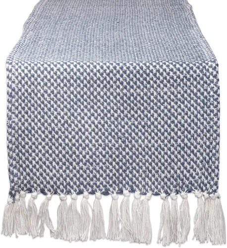 Vista 25 de DII Woven Basics Collection - Camino de mesa de punto 100% algodón, 15 x 72 pulgadas, aguamarina