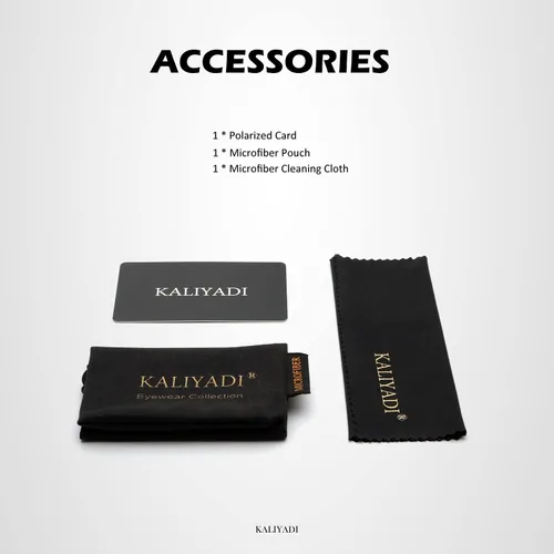 Vista 5 de KALIYADI - Gafas de sol polarizadas para hombres y mujeres unisex, marco semirretráctil, estilo retro, para conducir, con bloqueo UV