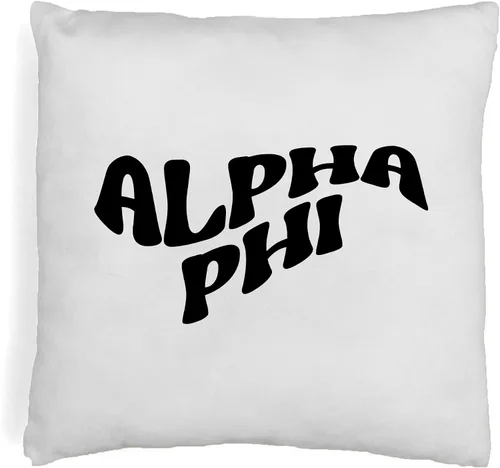 Vista 39 de sockprints Mod Alpha Chi Omega - Funda de almohada de 18 x 18 pulgadas, fundas de almohada de hermandad de mujeres - Almohada decorativa
