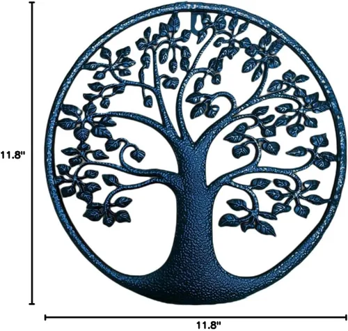 Vista 7 de 11.8 pulgadas, el árbol de la vida, el árbol del aprendizaje, el árbol de la sabiduría, el árbol de la familia, escultura artística decorativa