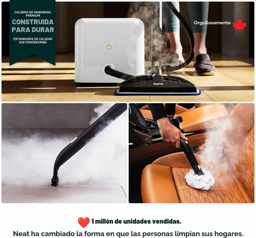 Vista 8 de Dupray Neat Steam Cleaner for Home Essential Pack