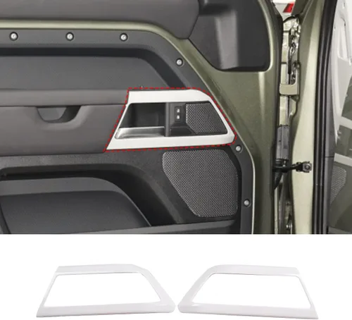 Vista 10 de Cubierta decorativa para panel de instrumentos para Land Rover Defender 2020, 2021, 2022 y 2023, accesorios de material ABS, cubierta protectora