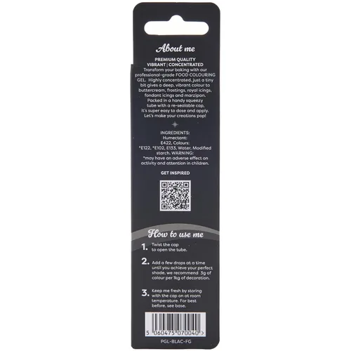 Vista 4 de Colorante alimentario Pro-Gel - Negro