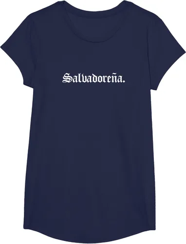 Vista 62 de Camiseta Salvadoreña Mujer, Negro